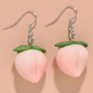 Coming soon peach earrings